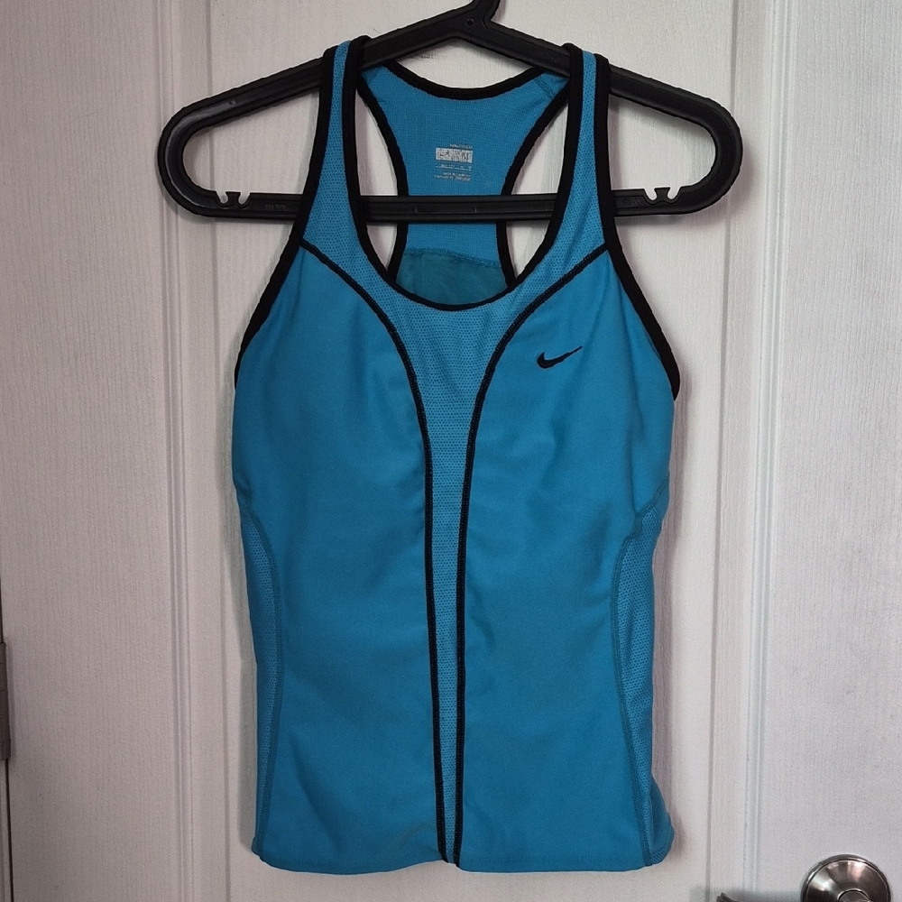 Nike Blue and Black Racerback Tank